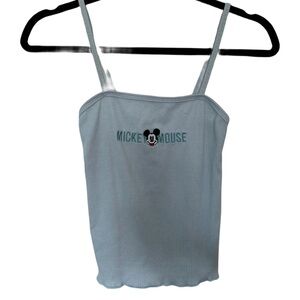 NEVER WORN Disney Strappy Tank Light Blue Mickey Mouse